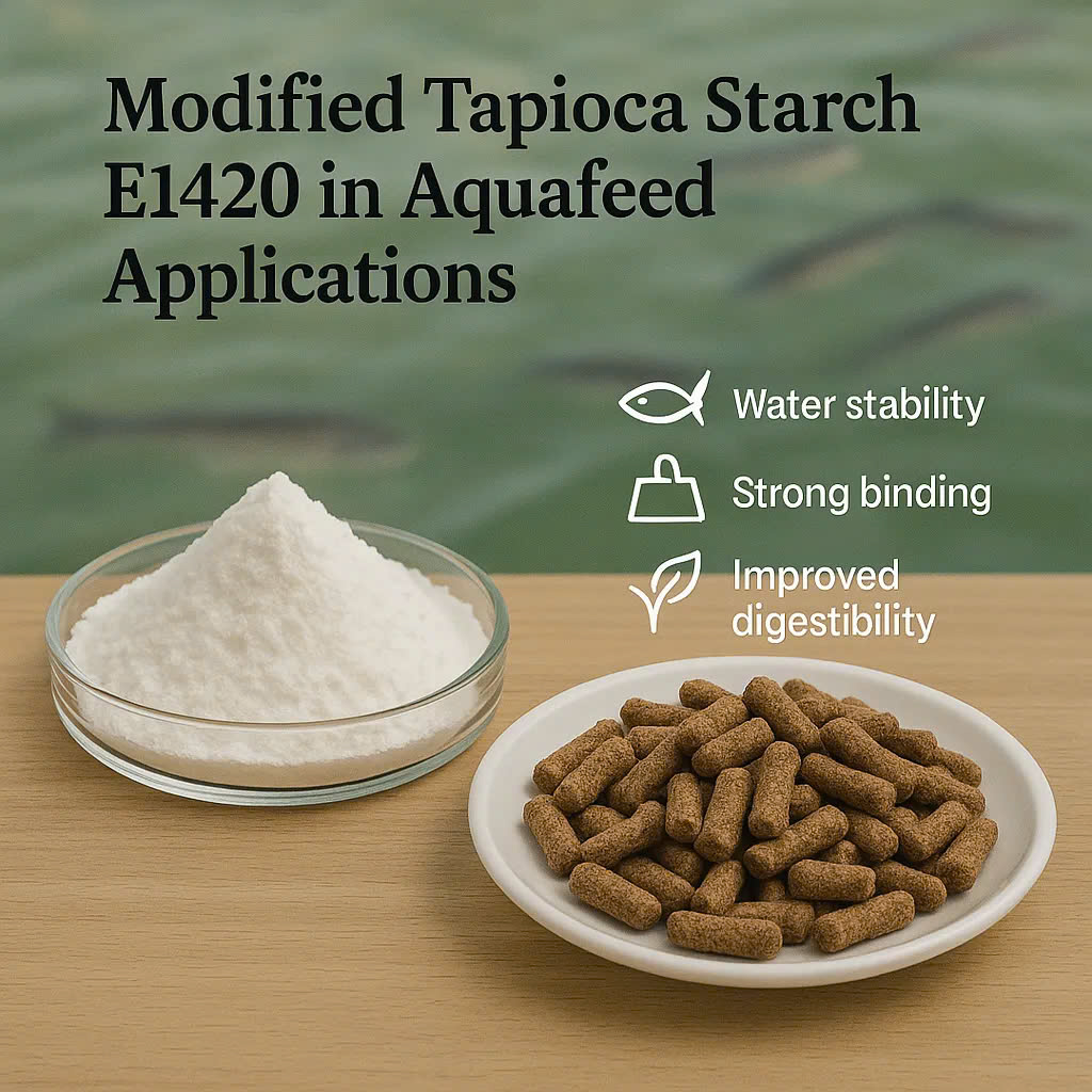 Acetylated Tapioca Starch E1420 in Aqua Feed