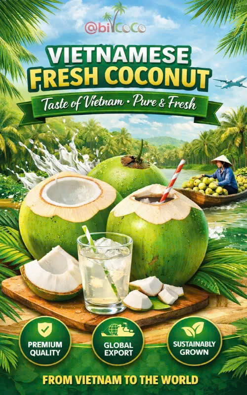 Vietnamese Fresh Coconut for Global Markets
