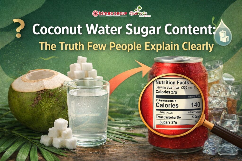Coconut Water Sugar Content
