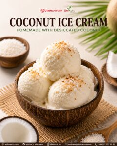 Coconut ice cream