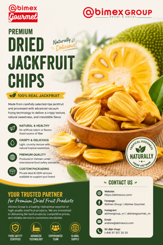 Dried Jackfruit Chips: A Healthy Snack with Growing Global Demand