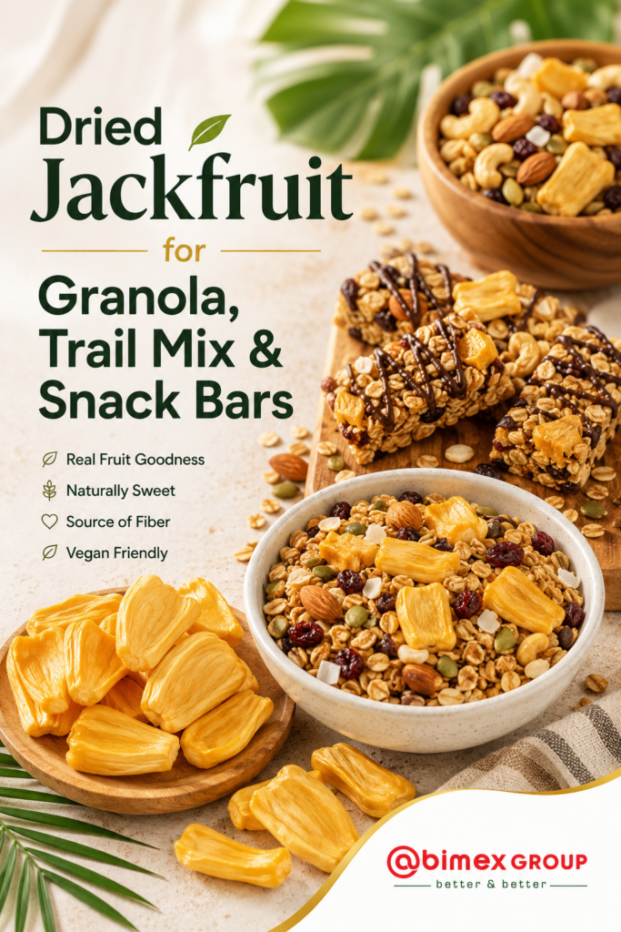 dried jackfruit granola