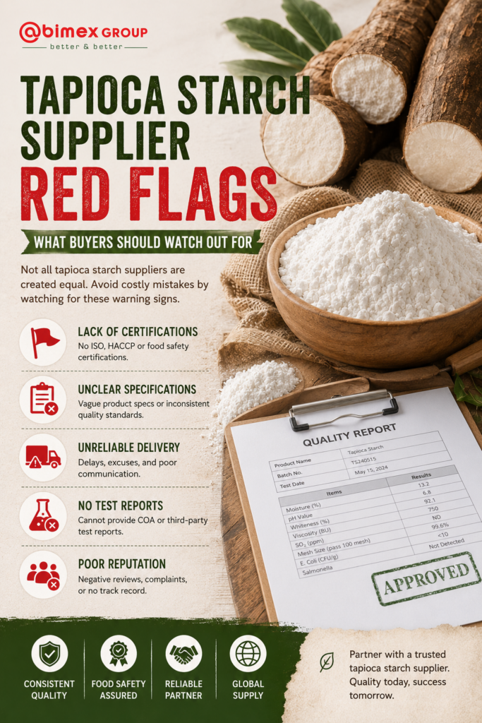 tapioca starch supplier