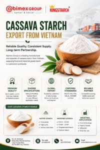cassava starch export