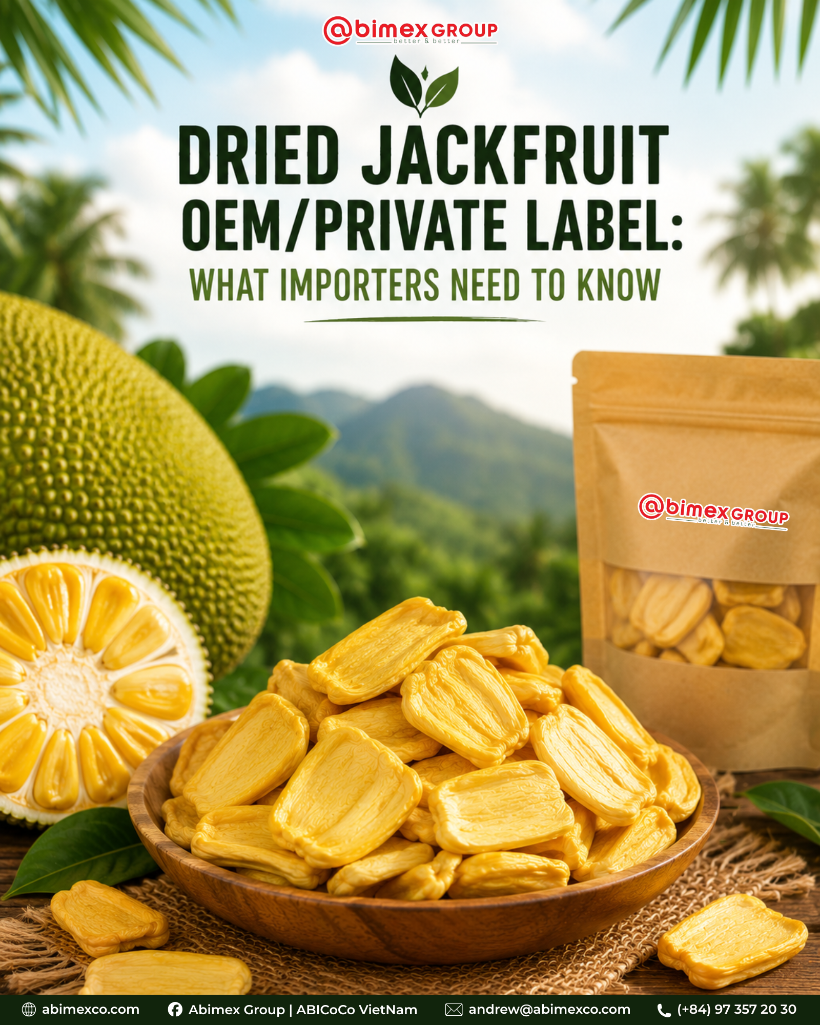 Dried Jackfruit OEM/Private Label